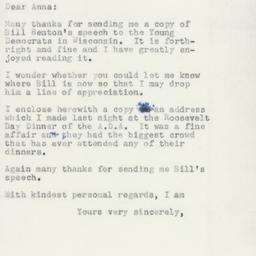 Letter: 1954 February 6