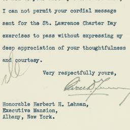 Letter: 1935 May 8