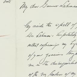 Letter: 1933 March 1