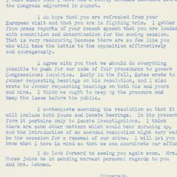 Letter: 1953 December 28