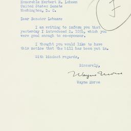Letter: 1953 February 21