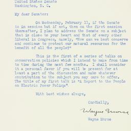Letter: 1953 February 9