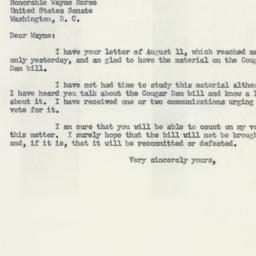 Letter: 1954 August 17