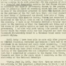 Letter: 1950 August 5