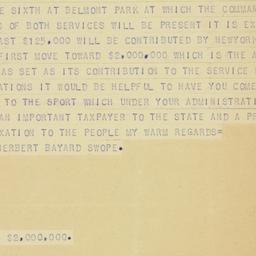 Telegram: 1942 May 26