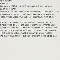 Telegram: 1963 December 5