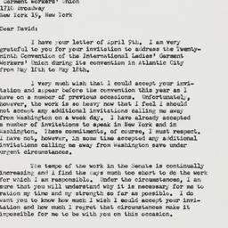 Letter: 1956 April 17