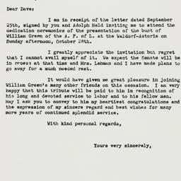 Letter: 1951 October 4