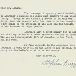 Letter: 1949 January 20