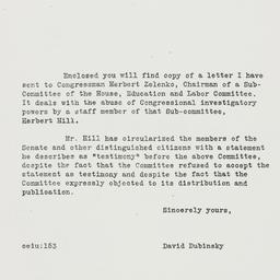 Letter: 1962 September 14