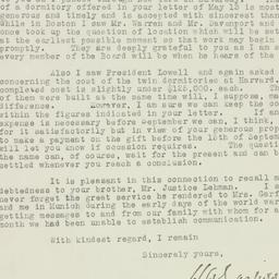 Letter: 1926 May 19