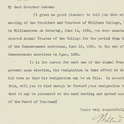 Letter: 1930 June 18