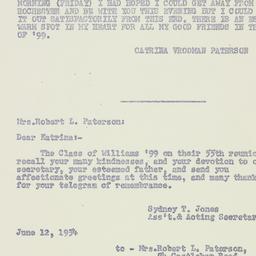 Telegram: 1954 June 4