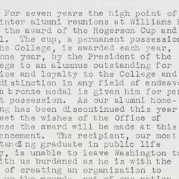 Letter: 1943 February 4