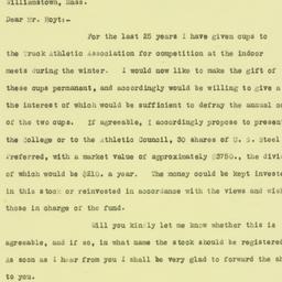 Letter: 1925 November 27