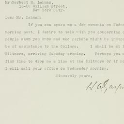 Letter: 1926 February 27