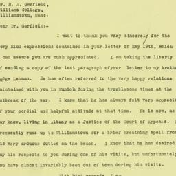 Letter: 1926 May 24