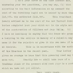 Letter: 1926 April 23
