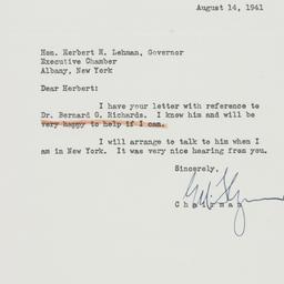 Letter: 1941 August 14
