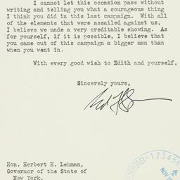 Letter: 1941 November 5