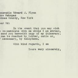 Letter: 1952 August 6