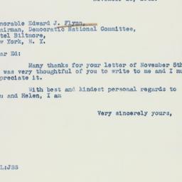 Letter: 1941 November 10