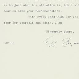 Letter: 1950 January 3