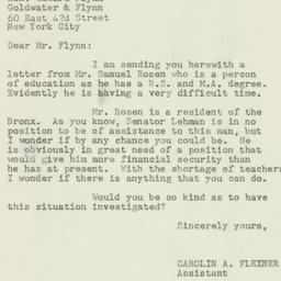 Letter: 1950 February 24