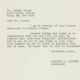 Letter: 1950 February 24