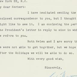 Letter: 1947 December 18
