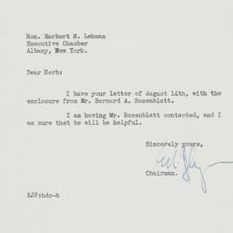 Letter: 1940 August 21
