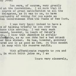 Letter: 1952 August 1
