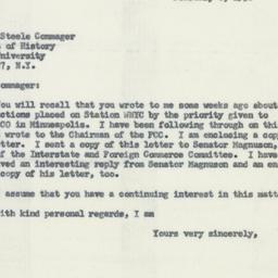 Letter: 1956 February 8