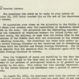 Letter: 1955 October 26