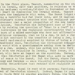 Memorandum: 1959 January 5