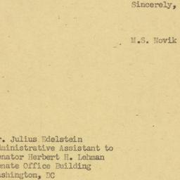 Letter: 1955 December 16