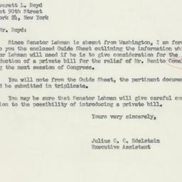 Letter: 1955 December 5