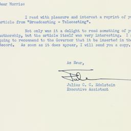 Letter: 1956 January 17