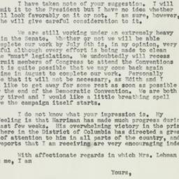 Letter: 1952 June 24