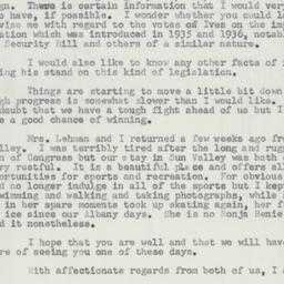Letter: 1954 October 6