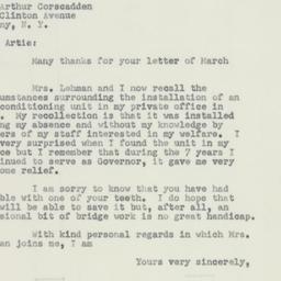 Letter: 1951 March 13