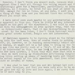 Letter: 1954 October 12