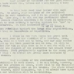 Letter: 1951 November 20