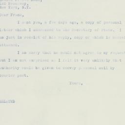 Letter: 1935 September 7