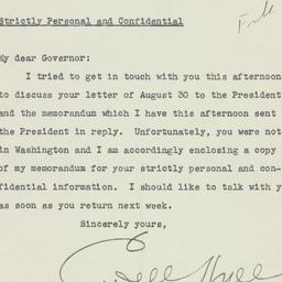 Telegram: 1943 September 4