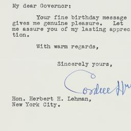Letter: 1947 October 15