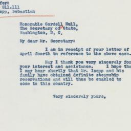 Letter: 1941 April 14