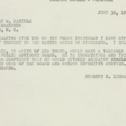 Letter: 1950 June 30
