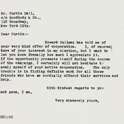 Letter: 1932 October 16