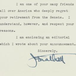 Letter: 1956 August 31